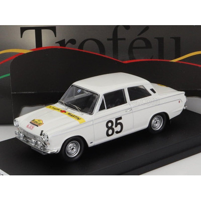 TROFEU FORD ENGLAND LOTUS CORTINA GT N 85 RALLY SPA-SOFIA-LIEGE 1964 G.STAEPELAERE - E.MEEUWISSEN - WHITE 1/43
