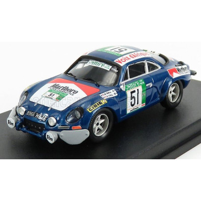 TROFEU RENAULT ALPINE A110 RALLY BANDAMA 1977 M.LE GALL - Y. LE GALL - BLUE MET 1/43