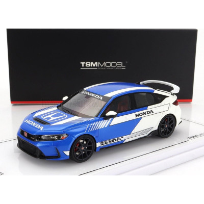 TRUESCALE HONDA CIVIC TYPE R 2023 - BLUE WHITE 1/43