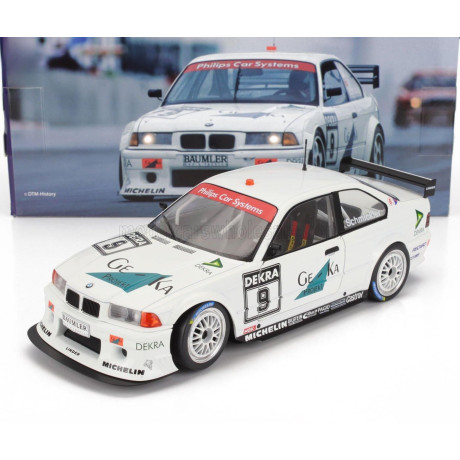 WERK83 BMW 3-SERIES M3 (E36) COUPE TEAM LINDER N 9 DTM SEASON 1994 FRANK SCHMICKLER - WHITE 1/18