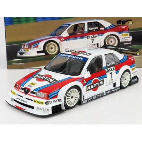 WERK83 ALFA ROMEO 155 V6 TI ALFA CORSE MARTINI RACING N 7 DTM ITC 1995 ALESSANDRO NANNINI - WHITE 1/18