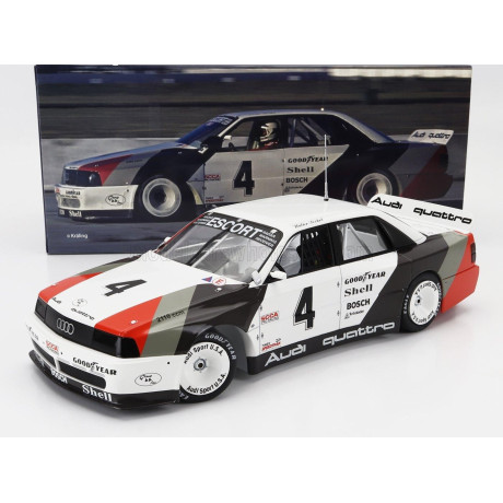 WERK83 AUDI 200 QUATTRO TEAM AUDI SPORT N 4 SIEGER ST. PETERSBURG TRANS-AM 1988 WALTER ROHRL - WHITE GREY RED 1/18