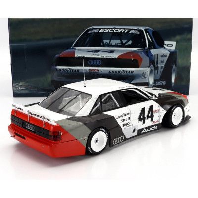 WERK83 AUDI 200 QUATTRO TEAM AUDI SPORT N 44 WINNER TRANS-AM DALLAS 1988 HURLEY HAYWOOD - WHITE GREY RED 1/18