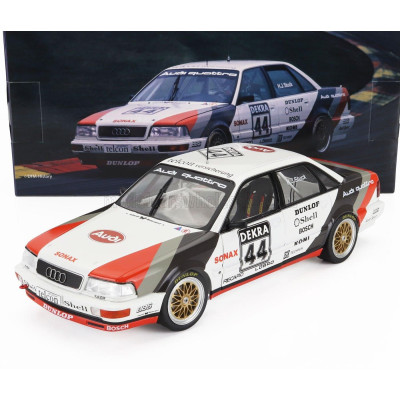 WERK83 AUDI QUATTRO V8 TEAM SCHMIDT MOTORSPORT TECHNIK N 44 WINNER DTM SEASON 1990 HANS JOACHIM STUCK - WHITE GREY RED 1/18