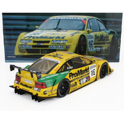 WERK83 OPEL CALIBRA V6 4x4 TEAM OPEL ZAKSPEED N 16 ITC SEASON 1996 UWE ALZEN - YELLOW GREEN 1/18