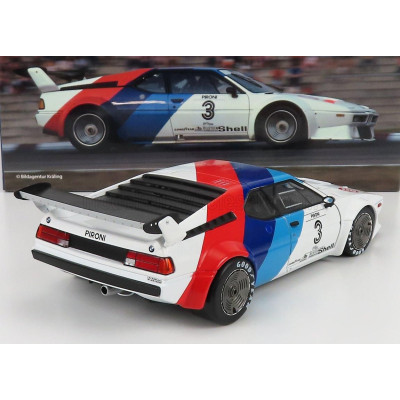WERK83 BMW M1 PROCAR TEAM BMW MOTORSPORT N 3 PROCAR SERIES HOCKENHEIM 1979 D.PIRONI - WHITE RED BLUE 1/18