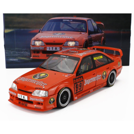 WERK83 OPEL OMEGA 3000 24V TEAM SCHUBEL JAGERMEISTER N 99 SEASON DTM 1991 MANUEL REUTER - ORANGE 1/18