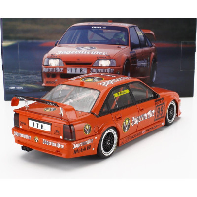 WERK83 OPEL OMEGA 3000 24V TEAM SCHUBEL JAGERMEISTER N 99 SEASON DTM 1991 MANUEL REUTER - ORANGE 1/18