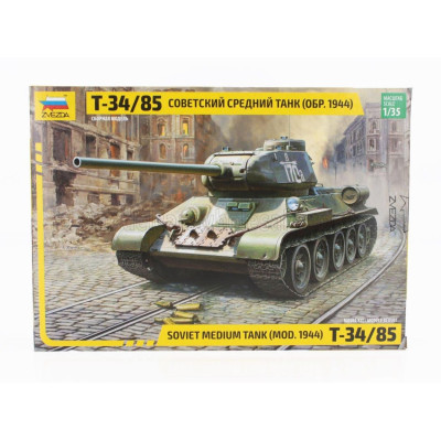 ZVEZDA TANK T34/85 SOVIET MEDIUM MILITARY 1/35