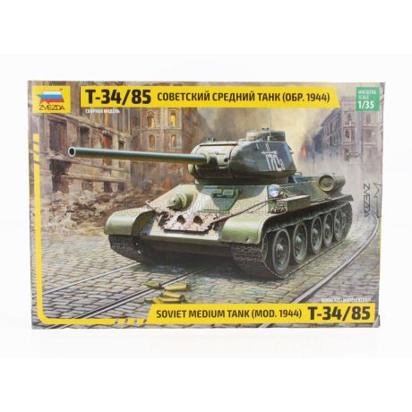 ZVEZDA TANK T34/85 SOVIET MEDIUM MILITARY 1/35