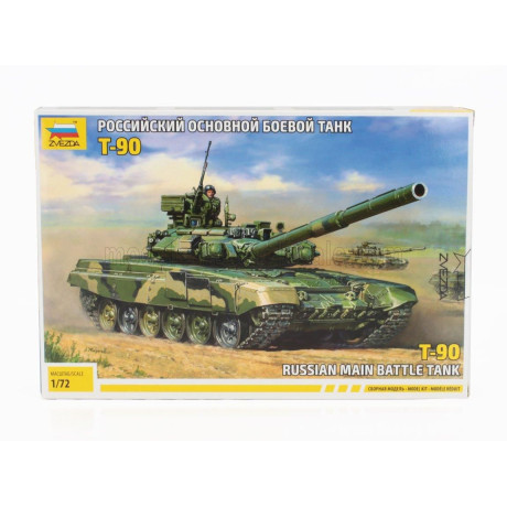 ZVEZDA TANK T-90 RUSSIAN MAIN BATTLE MILITARY 1/72