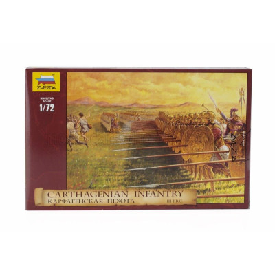 ZVEZDA FIGURES CARTHAGENIAN INFANTRY 1/72