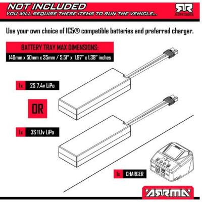 Arrma Vorteks 223S BLX DSC 2WD 1:10 RTR žlutá