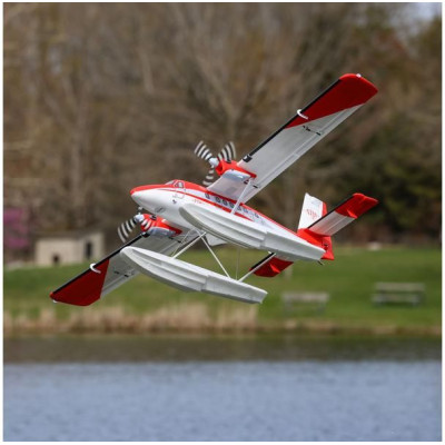 E-flite DHC-6 Twin Otter 1.4m PNP, plováky