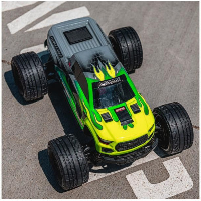 Pro-Line kolo s pneu 1:18 Menace Street H12mm, disk černý (4): Granite GROM