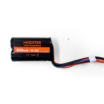 MODSTER Vector SR48 Kefés: Li-Ion akkumulátor 2S 850mAh 7.4V BEC