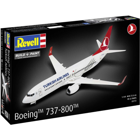 Plastic ModelKit letadlo 03772 - Boeing 737-800 "Turkish Airlines" (1:144)