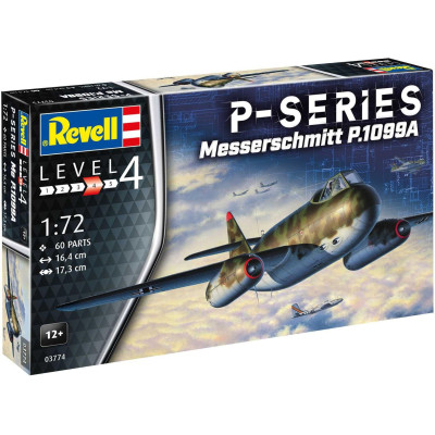 Plastic ModelKit letadlo 03774 - Messerschmitt P.1099A - P-Series (1:72)