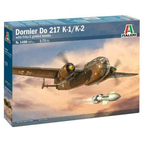 Model Kit letadlo 1488 - Do 217K with Fritz X (1:72)