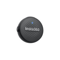 Az Insta360 Mic Air Transmitter egy ultrakönnyű vezeték nélküli mikrofon, amely 7,9 g súlyú és 2,7 cm x 1,2 cm méretű, 48 kHz/24 bites felvétellel. Aktív zajszűrést, 30-50 m hatótávolságot és akár 7,5 órás üzemidőt kínál. Rögzítés mágnessel, csipesszel vagy csuklópánttal. Vezeték nélküli kapcsolat Insta360 kamerákkal (X5, Ace Pro 2) vevőegység nélkül. A mikrofon testén gombok találhatók a kikapcsoláshoz, a zajszűréshez és a némításhoz. Töltés USB-C csatlakozón keresztül.