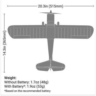 Hobbyzone Champ Anniversary Special Edition 515mm SAFE BNF Basic