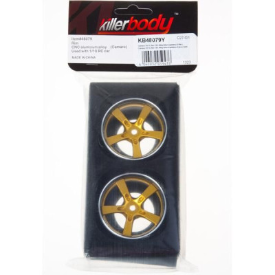 Killerbody disky hliníkové zlaté (2): Camaro 2011 1:10