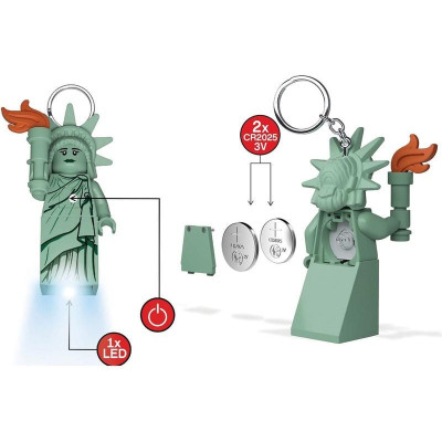 LEGO svítící klíčenka - Socha svobody