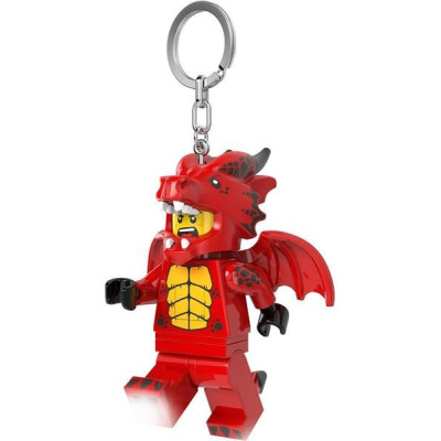 LEGO svítící klíčenka - Červený drak