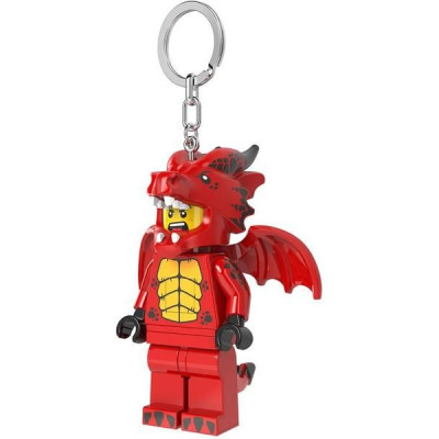 LEGO svítící klíčenka - Červený drak