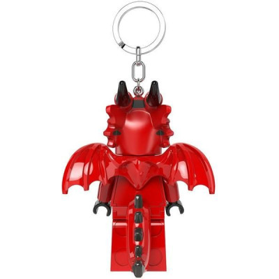 LEGO svítící klíčenka - Červený drak