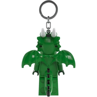 LEGO svítící klíčenka - Zelená dračice