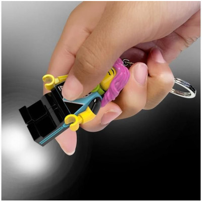 LEGO svítící klíčenka - Hráčka videoher