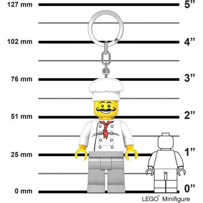 LEGO svítící klíčenka - Iconic Šéfkuchař