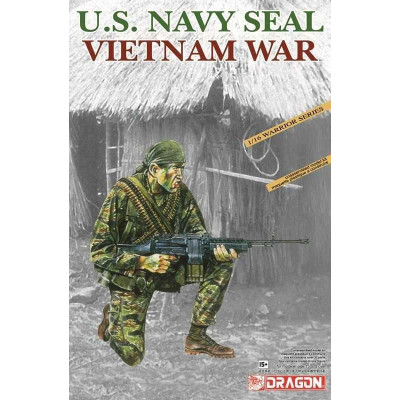 Model Kit figurky 1607 - U.S.NAVY SEAL, VIETNAM WAR (1:16)