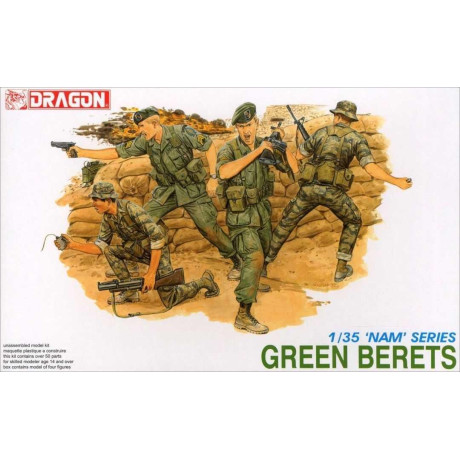 Model Kit figurky 3309 - GREEN BERETS (1:35)
