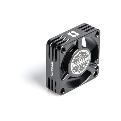 NOSRAM Hliníkový HighRev. ventilátor pro regulátory 30x30x10mm - 1S/2S - ESC konektor