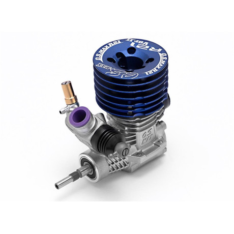 OS MAX R21 V2 samotný motor (stříbrná verze s modrou hlavou)