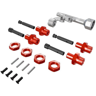 Arrma átalakító készlet Hex 17mm menetes tengelyekhez Eltolás +10mm