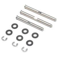 1,5 m-es Airbus A320neo távirányítású repülőgépmodell alkatrész: keréktengelyek. 2 db a fő vázhoz. 1 db az orrhoz. Tartalmazza a támasztótalpakat és a rögzítőelemeket (E-kapcsokat).