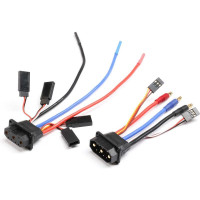 Alkatrész az E-flite DHC-6 Twin Otter repülőgép RC modelljéhez 1,4 m: Kihangosító csatlakozók kábelekkel.