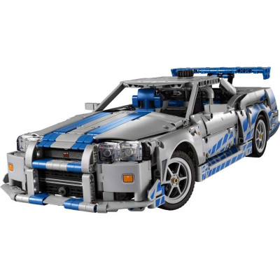 LEGO Technic - 2 db-os gyors és dühös autó Nissan Skyline GT-R (R34)
