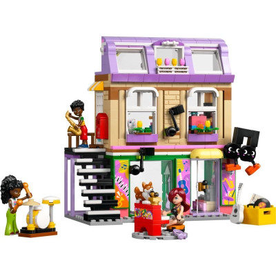 LEGO Friends - Zenebolt és lakás