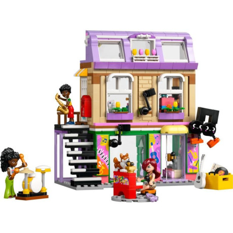 LEGO Friends - Zenebolt és lakás