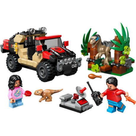 LEGO Jurassic World - Menekülés egy raptor elől egy terepjáróval