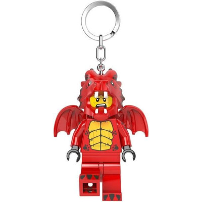 LEGO világító kulcstartó - Vörös sárkány