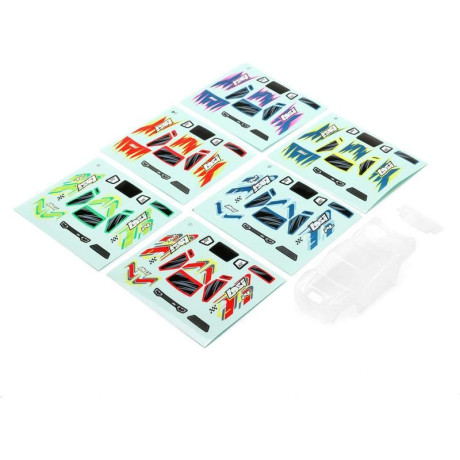 Pro-Line karosszéria Axis T festetlen, spoiler, matricák: Micro-T