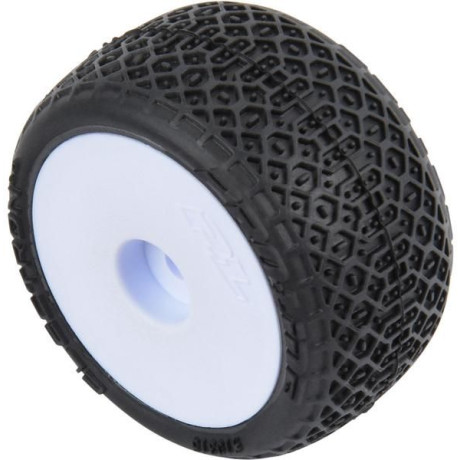 Pro-Line felni 1:28, Electron 2.0 T gumik, fehér tárcsafék, H7 (4): Micro-T