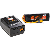 A Spektrum™ Smart Powerstage™ csomag egy egydobozos megoldás 3S LiPo akkumulátorral működő RC repülőgépekhez. A készlet tartalmaz egy Spektrum Smart S155 1x55W AC töltőt SMART technológiával, egy IC3/IC5 csatlakozókkal ellátott kimenetet, egy színes LCD kijelzőt és egy Spektrum Smart G2 LiPo 11.1V 2200mAh 50C IC3 akkumulátort.