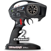 Traxxas TQi 2 csatornás adó. Bluetooth-ra felkészítve fékgombokkal - alkatrész a Drag Slash / 4-Tec Drift RC autómodellhez.