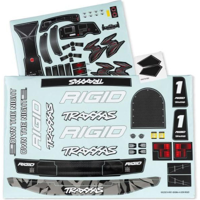 Traxxas matricák Unlimited Desert Racer merev